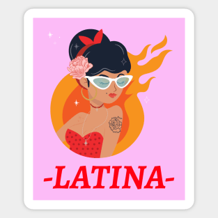 Latina Sticker